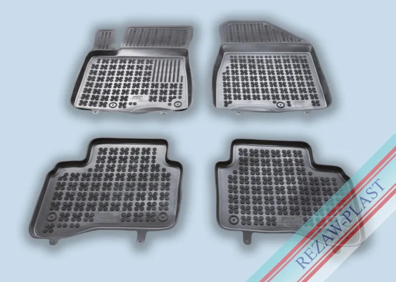 Alfombrillas Caucho Color Negro Con Clips Kia Niro Hybrid Desde 2016- 4 Piezas