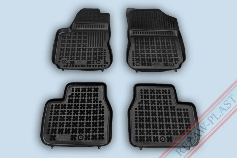 Alfombrillas Caucho Color Negro Con Clips Citroen C4 Cactus Desde 2014 4 Piezas