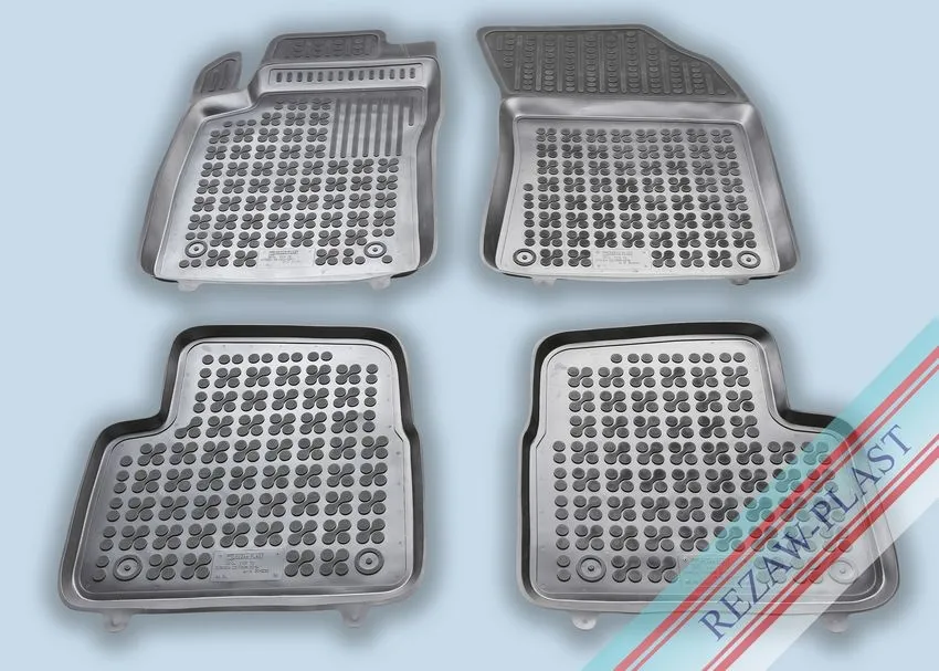 Alfombrillas Caucho Color Negro Con Clips Citroen C3 Iii  4 Piezas