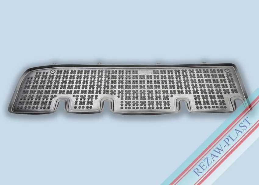 Alfombrillas Caucho Color Negro Con Clips Opel Vivaro Ii, Renault Trafic Iii, Medio (Segunda Fila De Asientos) Sin Ventilación