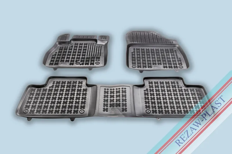 Alfombrillas Caucho Color Negro Con Clips Renault Scenic Desde 2016- 3 Piezas