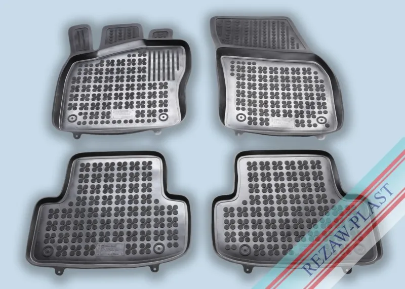 Alfombrillas Caucho Color Negro Con Clips Seat Ateca Desde 2016 4 Piezas