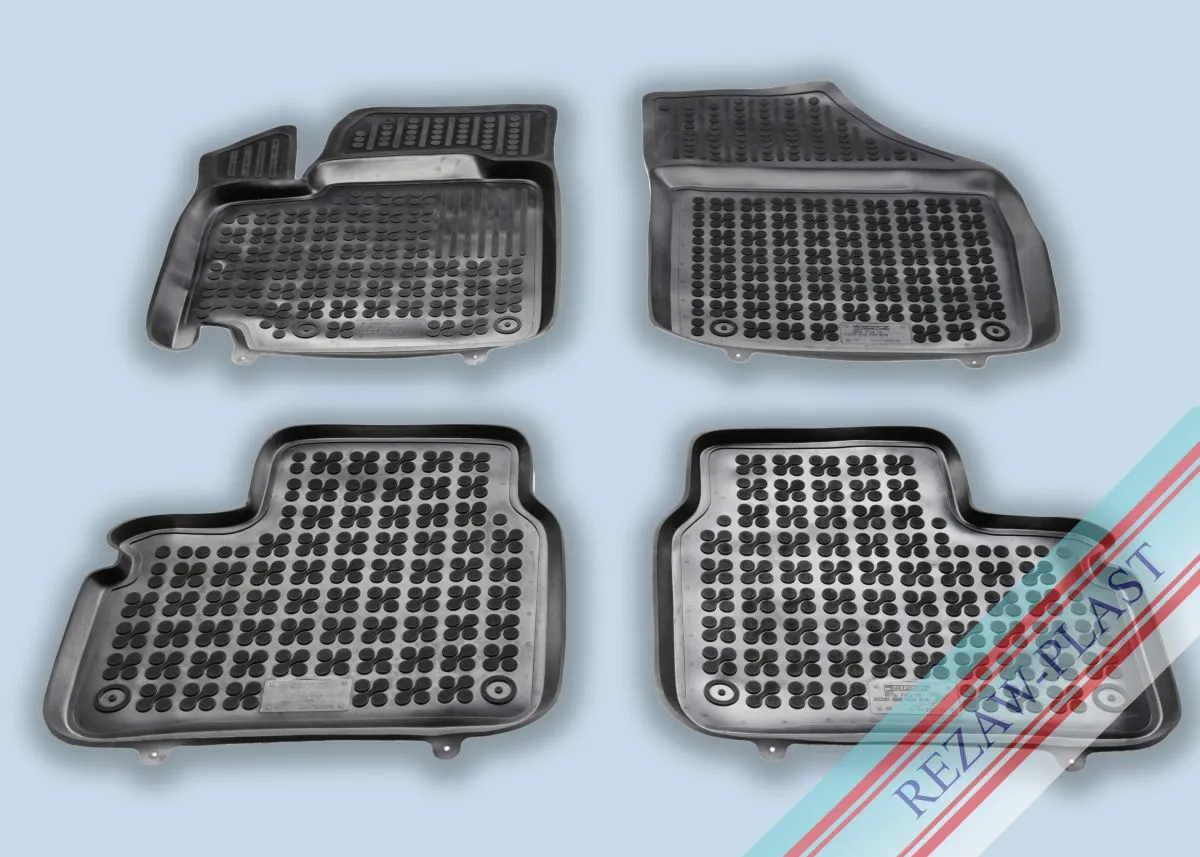 Alfombrillas Caucho Color Negro Con Clips Suzuki Ignis Iii Desde 2016- 4 Piezas