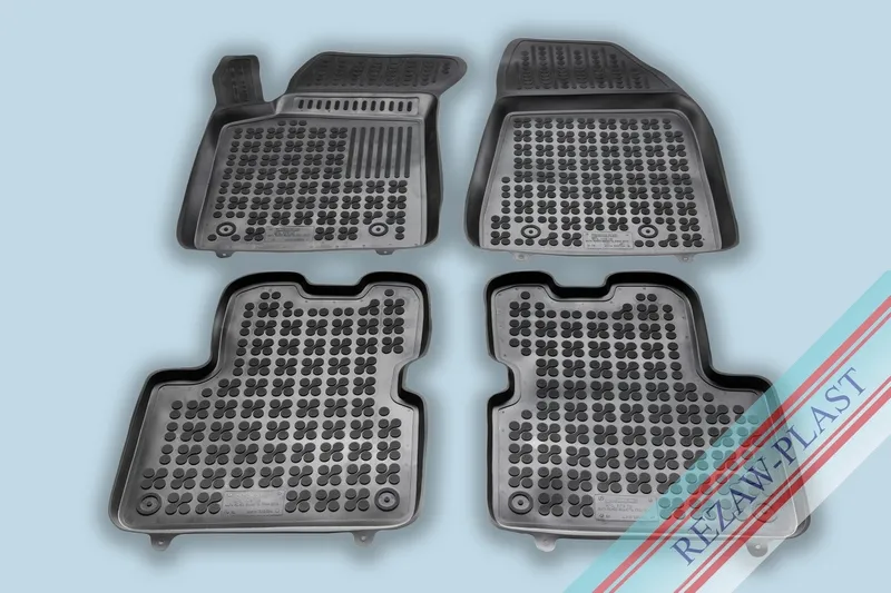 Alfombrillas Caucho Color Negro Con Clips Alfa Romeo Giulietta 2010- 4 Piezas