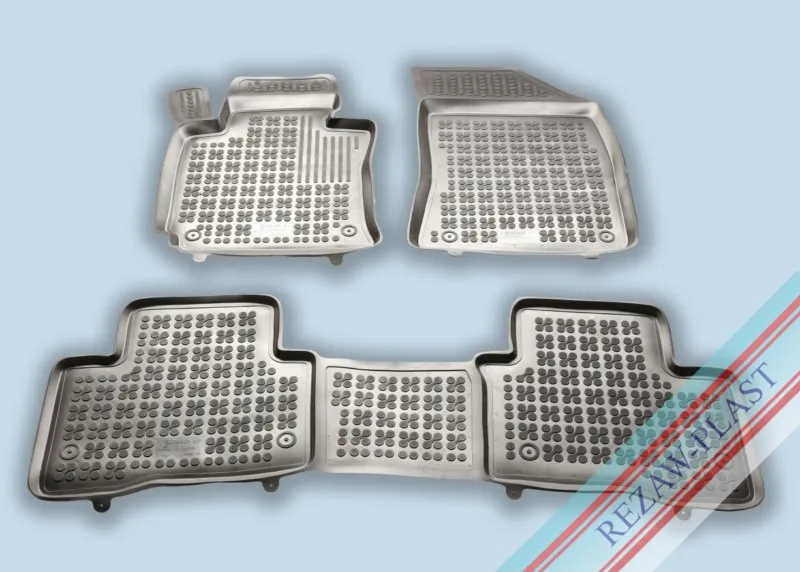 Alfombrillas Caucho Color Negro Con Clips Ssangyong Tivoli Desde 2015 3 Piezas