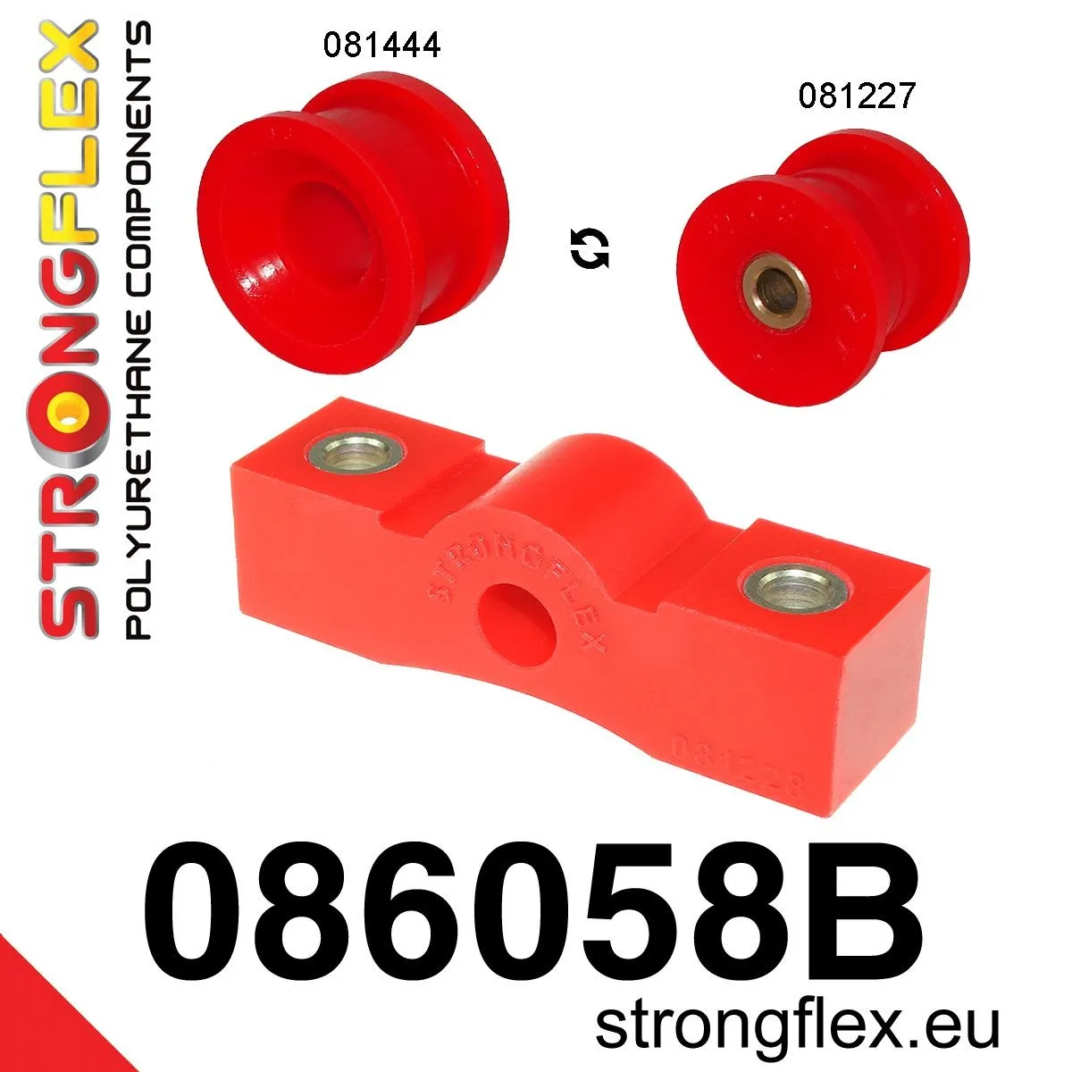 SILENTBLOCK Rover 45 99-05 Todos modelos FUERTE ESTABILIZADOR DE PALANCA DE CAMBIOS FLEX Y KIT DE CASQUILLO DE MONTAJE DE EXTENS