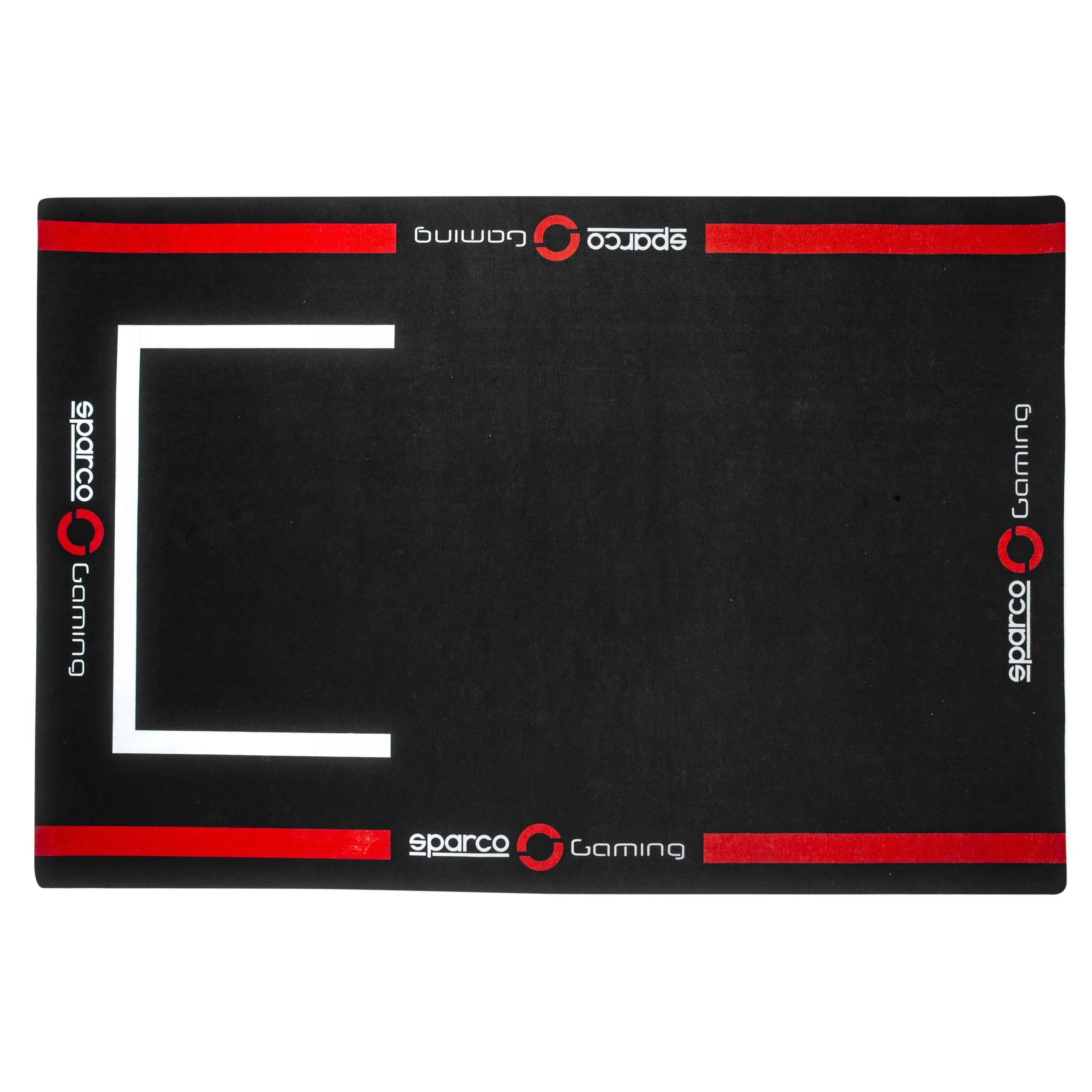 Alfombra Cockpit 180x120mm Negro/Rojo