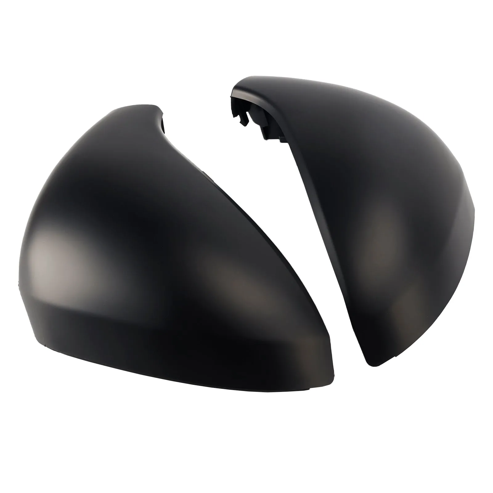Conchas de espejos laterales para Peugeot 207 Hatchback (07/2006-05/2015), Matt Black Case 9680194877