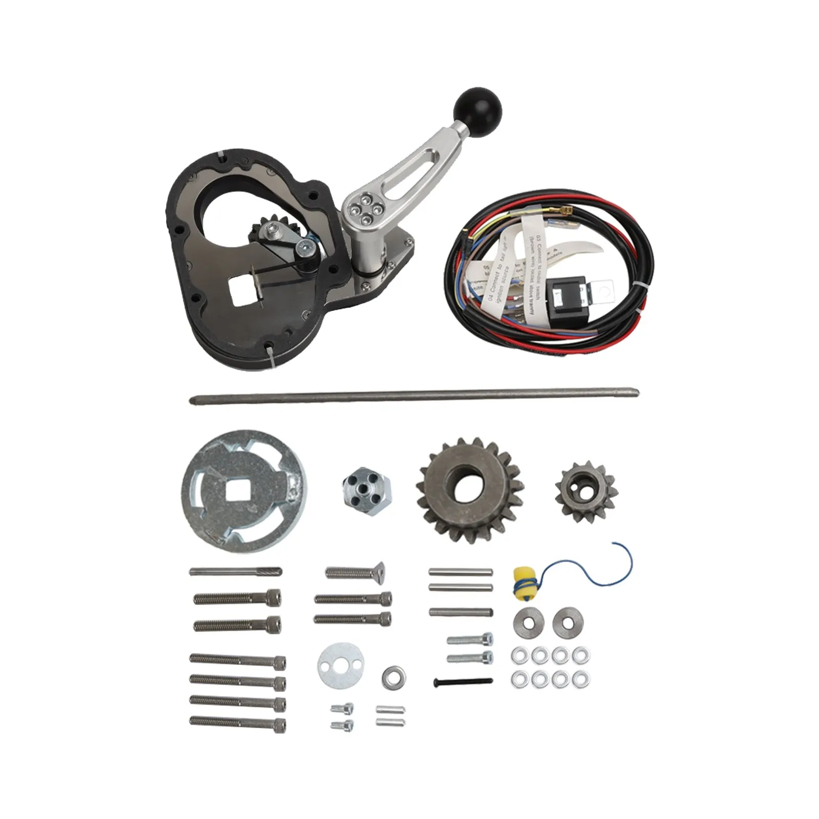 Patio trasero de 6 velocidades para Moto Harley W Ticket Knob Trike Sidecar