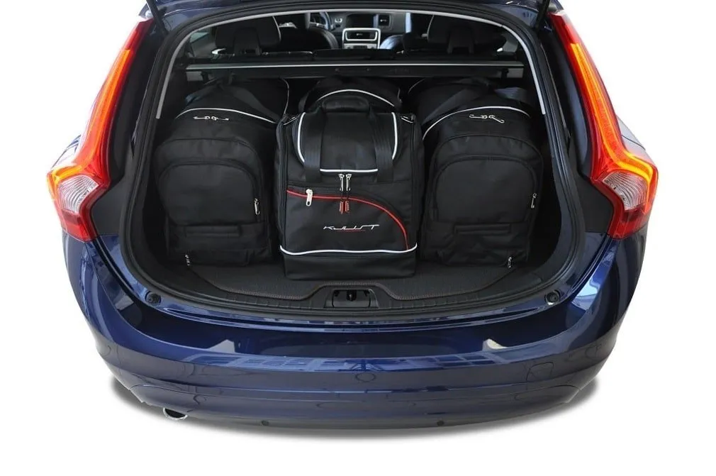 MALETAS ESPECIFICAS PARA VOLVO V60 CROSS COUNTRY 2015-2018 CONJUNTO DE BOLSAS DE COCHE 4 UNIDADES