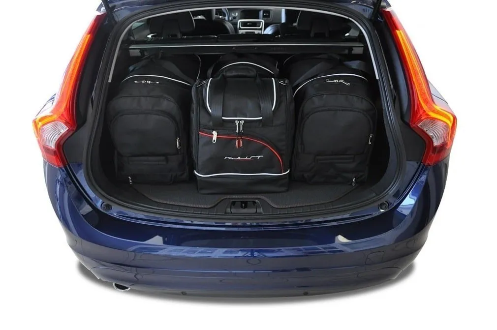 MALETAS ESPECIFICAS PARA VOLVO V60 2010-2018 CONJUNTO DE BOLSAS DE COCHE 4 UNIDADES