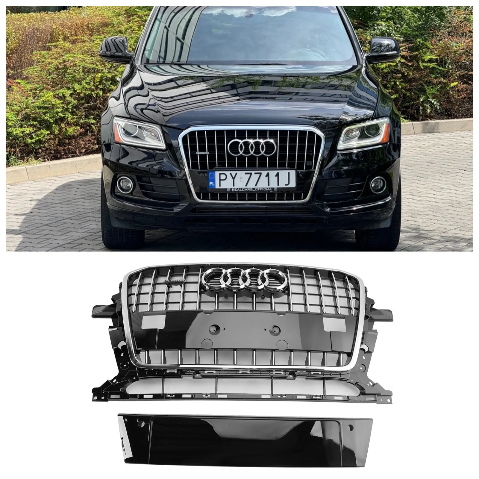 2013 2014 2015 2016 2016 Audi Q5 SQ5 8R SQ5/Q5 Grill Grill Grill Buclaper Reemplazo de mallagle