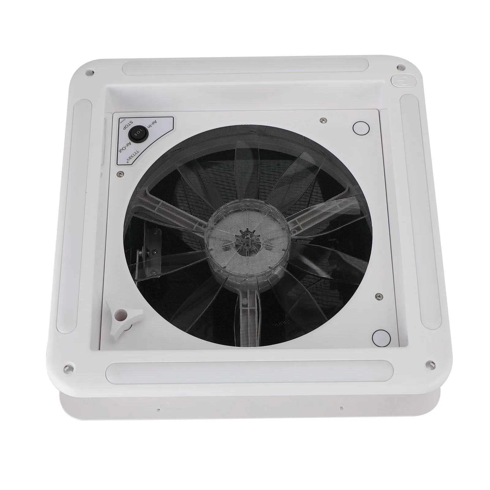 Ventilador de techo de 14 "para autocaravana, ventilador manual para autocaravana