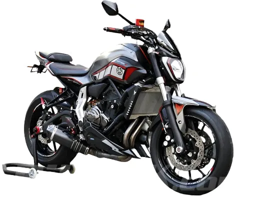 Kit de carenado de inyección, carrocería de plástico ABS apto para Yamaha MT07 2012-2017