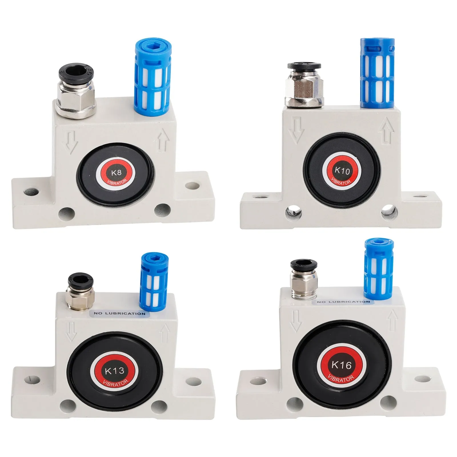 Vibrador neumático K8/10/13/16 Oscilador de turbina de vibrador de hormigón eléctrico