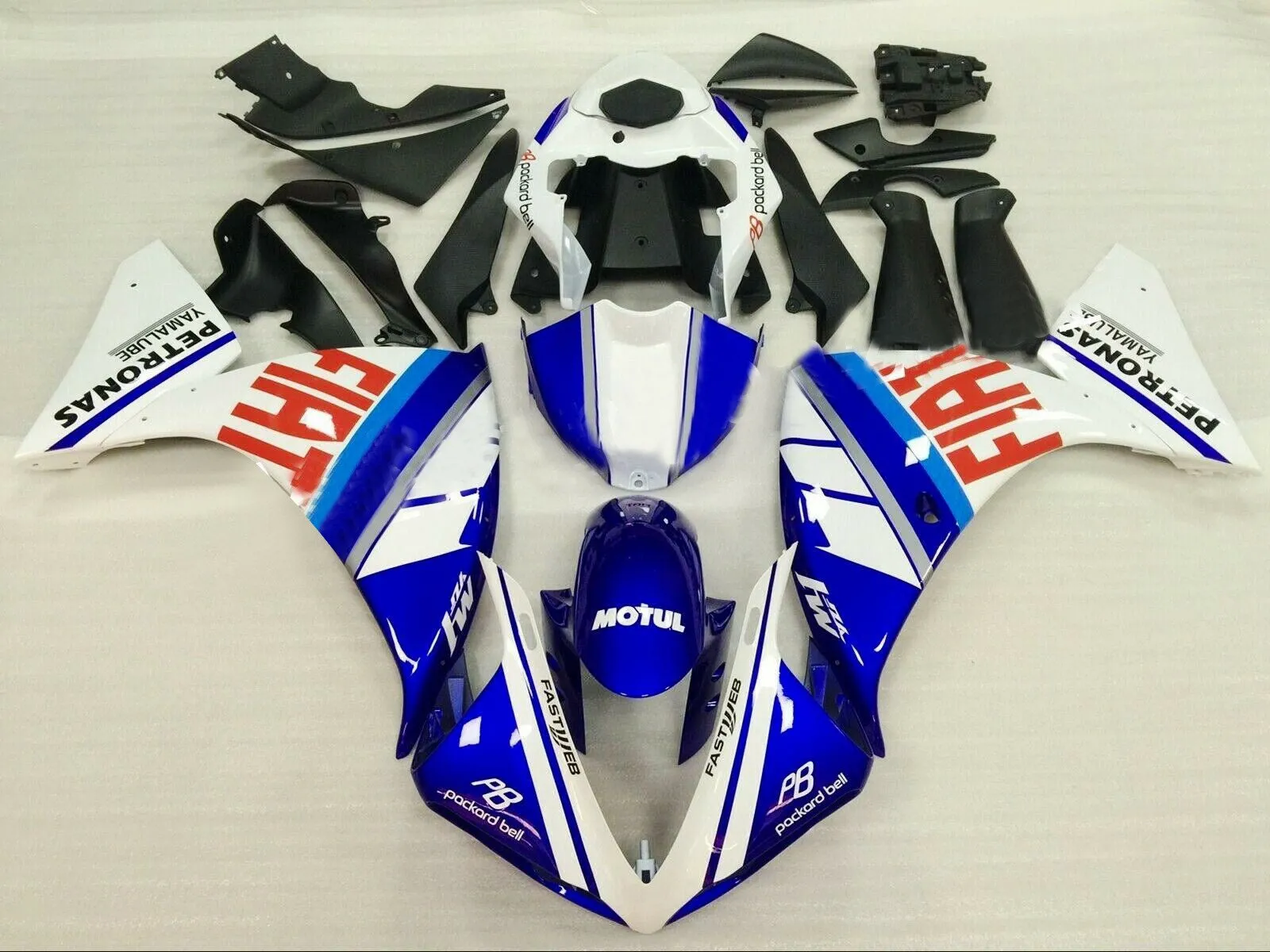 Kit de carenado de inyección Bodywork ABS de plástico adecuado para Yamaha YZF-R1 2009-2011