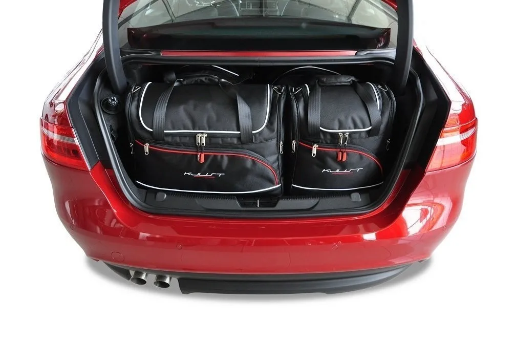 MALETAS ESPECIFICAS PARA JAGUAR XE 2015-2018 CONJUNTO DE BOLSAS DE COCHE 4 UNIDADES