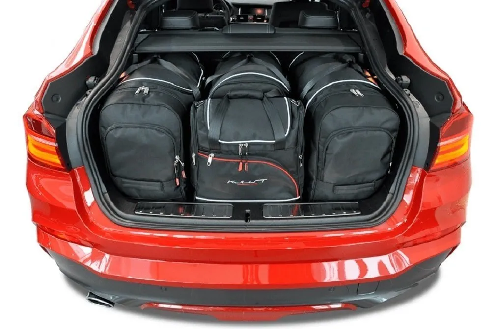 MALETAS ESPECIFICAS PARA BMW X4 2014-2017 CONJUNTO DE BOLSAS DE COCHE 4 UNIDADES