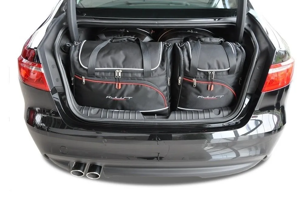 MALETAS ESPECIFICAS PARA JAGUAR XF LIMOUSINE 2015-2020 CONJUNTO DE BOLSAS DE COCHE 4 UNIDADES