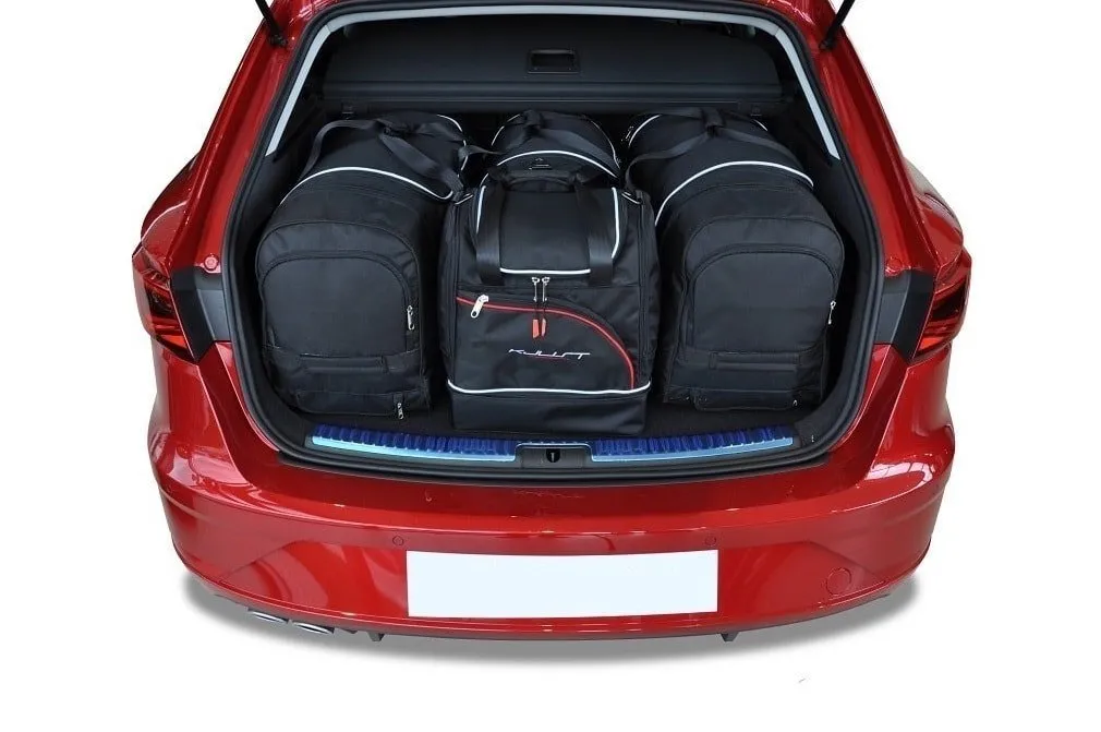 MALETAS ESPECIFICAS PARA SEAT LEON ST 2013-2020 CONJUNTO DE BOLSAS DE COCHE 4 UNIDADES