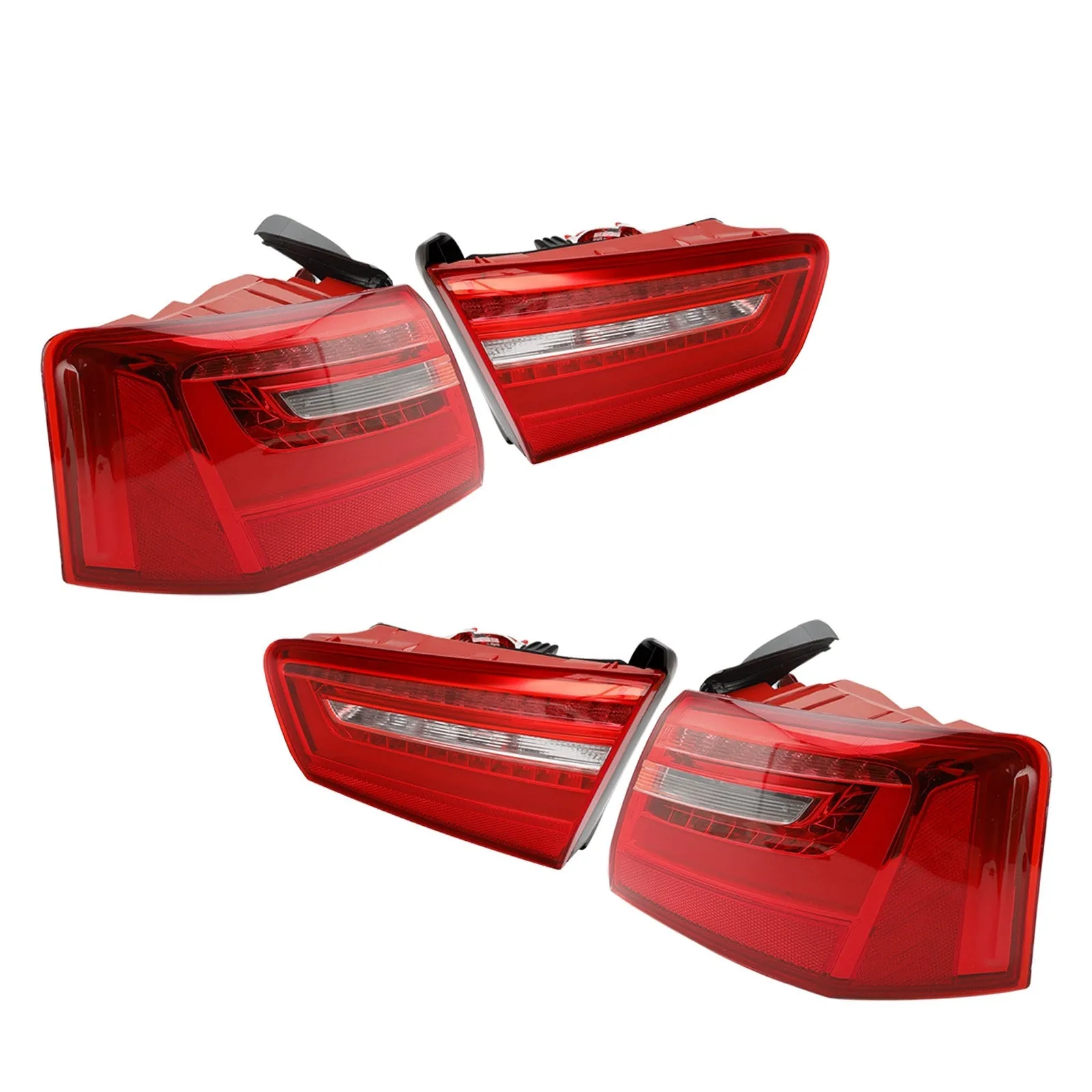 AUDI A6 2012-2015 Coche 4pcs Interior Exterior Luz trasera LED Luz de freno
