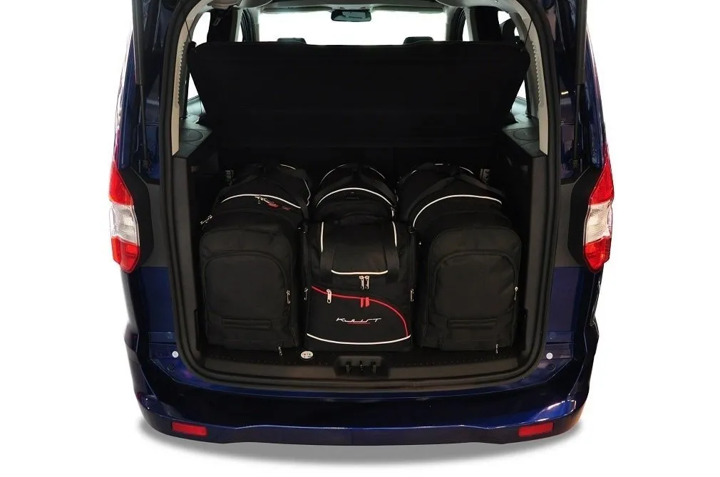 MALETAS ESPECIFICAS PARA FORD TOURNEO COURIER 2014+ CONJUNTO DE BOLSAS DE COCHE 4 UNIDADES