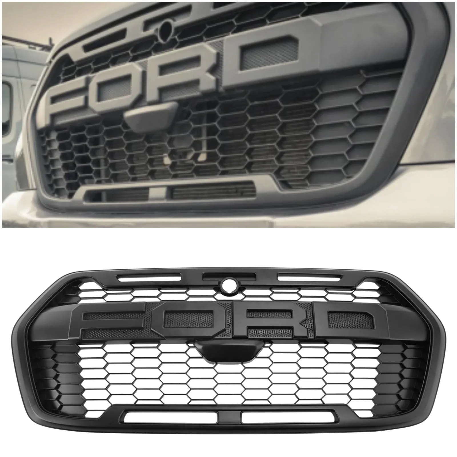 Raptor Front Bumper Grill Grill 2467809 para Ford Transit Mk8 Trail 2019+