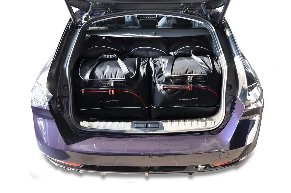MALETAS ESPECIFICAS PARA PEUGEOT 508 SW HYBRID PHEV 2019+ CONJUNTO DE BOLSAS 5 UNIDADES