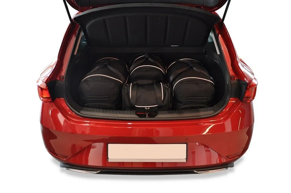MALETAS ESPECIFICAS PARA SEAT LEON 2020+ CONJUNTO DE BOLSAS DE COCHE 4 UNIDADES