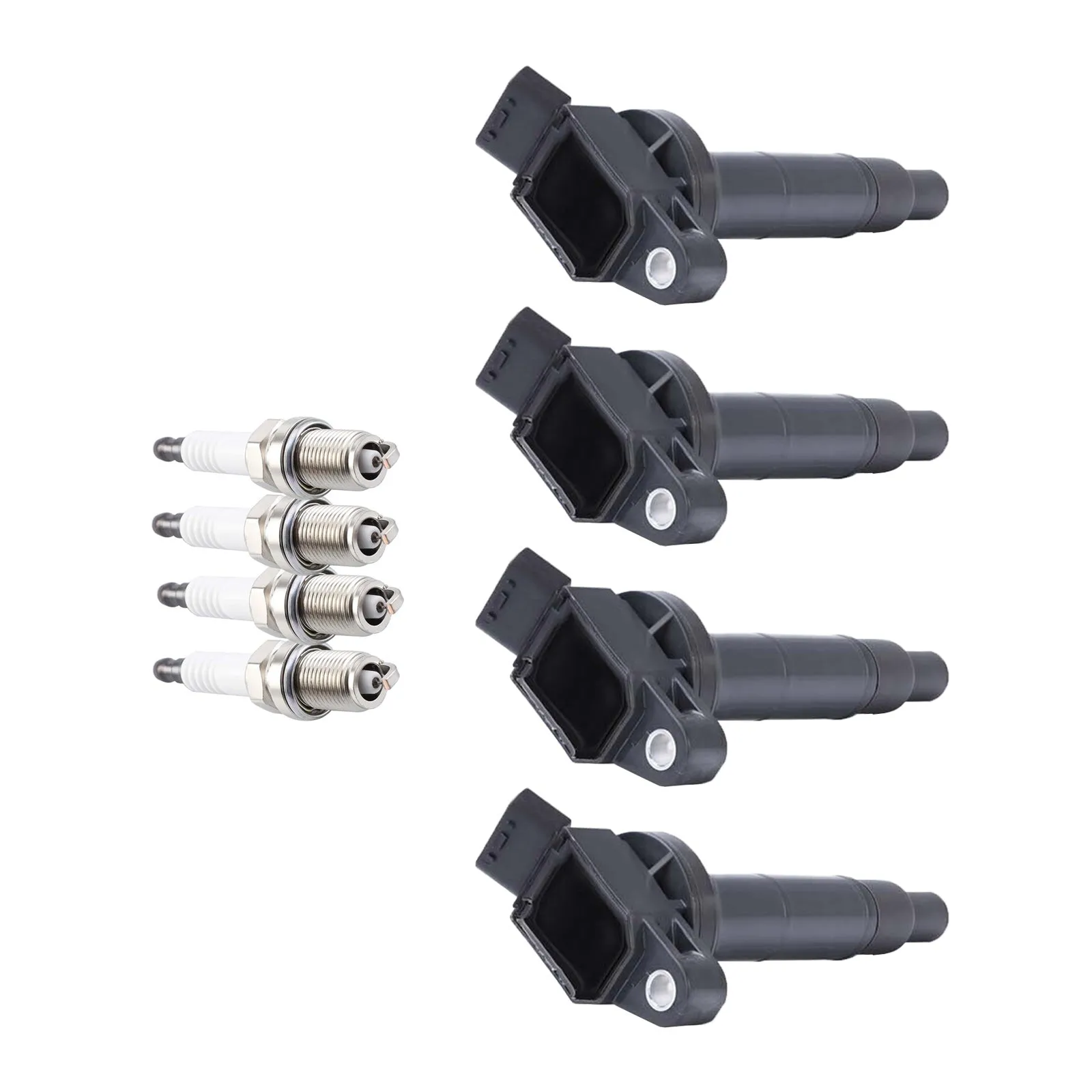 2010 Toyota Corolla L4 2.4L 4x Bobina de encendido + Bujía UF333 UF494