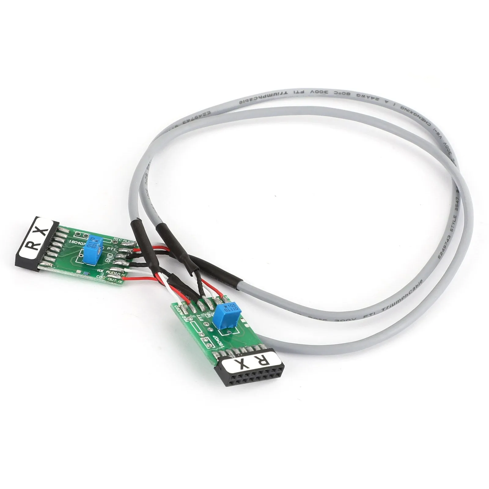 Cable de control de repetidor dual TX/RX-2 para estación de retransmisión de radio Motorola GM300