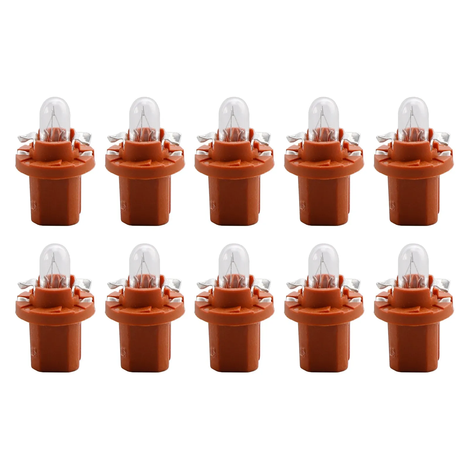 Conjunto de 10 lámparas de instrumento B8.5D 2741MFX 24 V 1.2 W para OSRAM