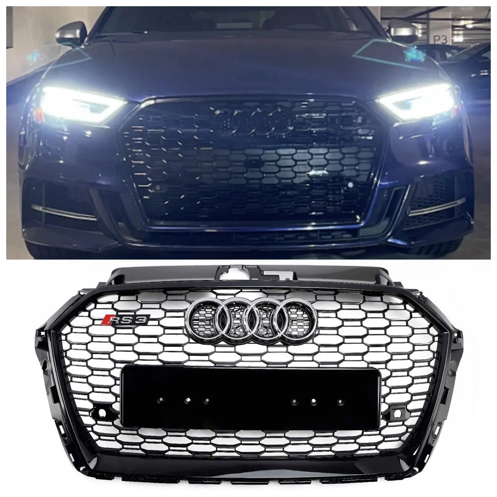 Audi A3 8V RS3 2017-2019 Negro