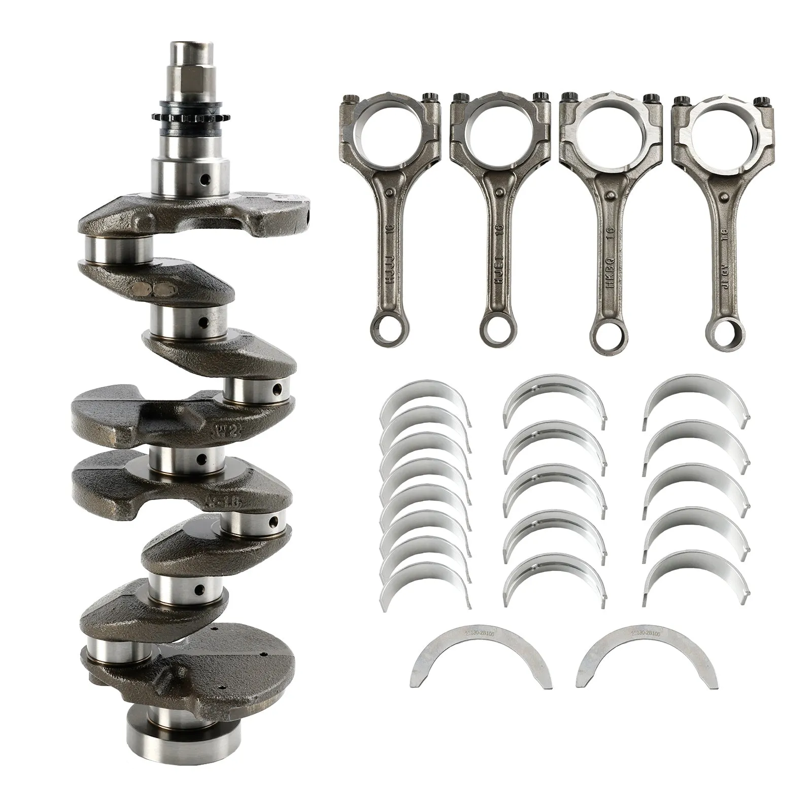 Cigüeñal, bielas y rodamientos para Kia Rio SX Sedan 4 puertas 2013-2015 209102BB03