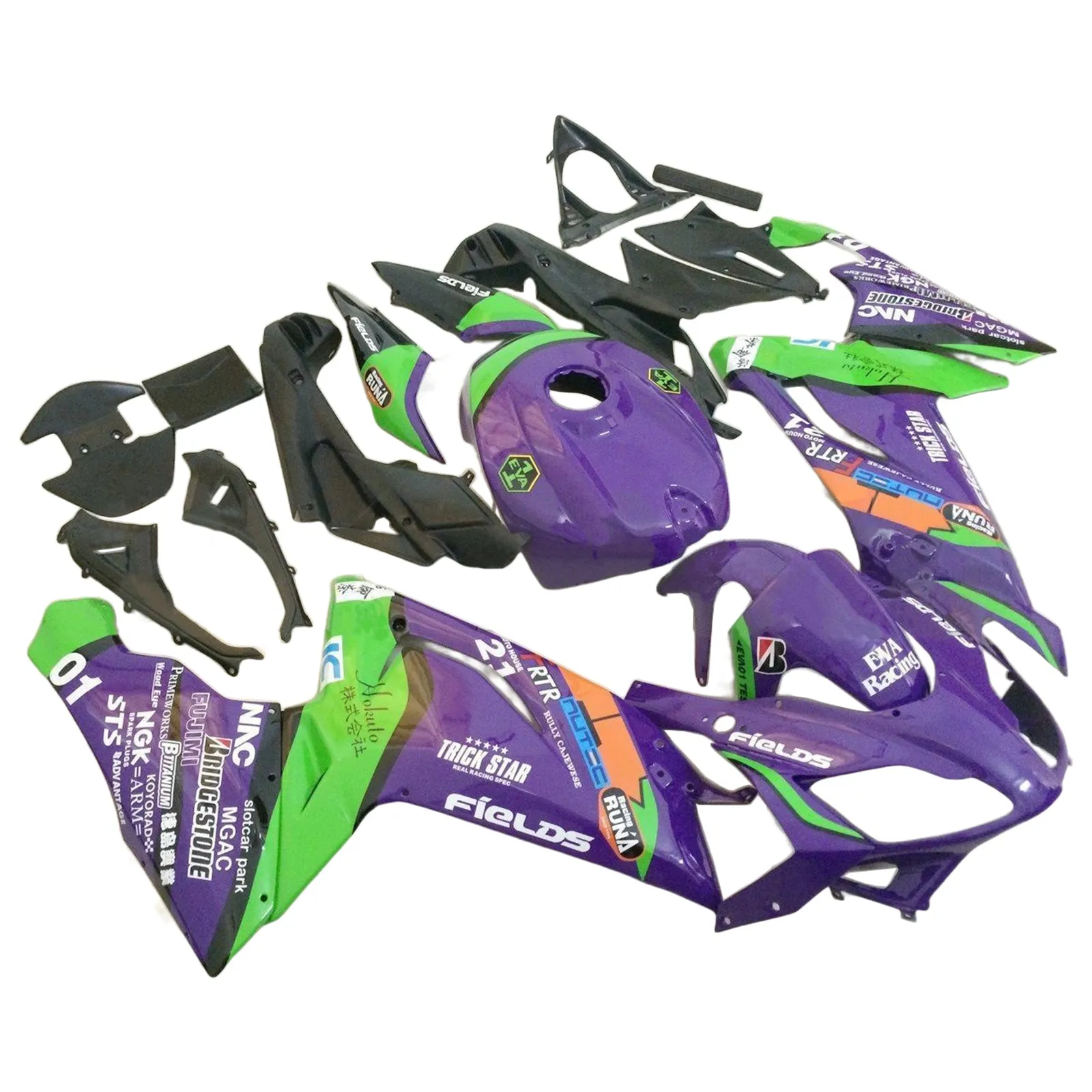 Kit de carenado de inyección Bodywork ABS de plástico adecuado para Aprilia rs125 2006-2011