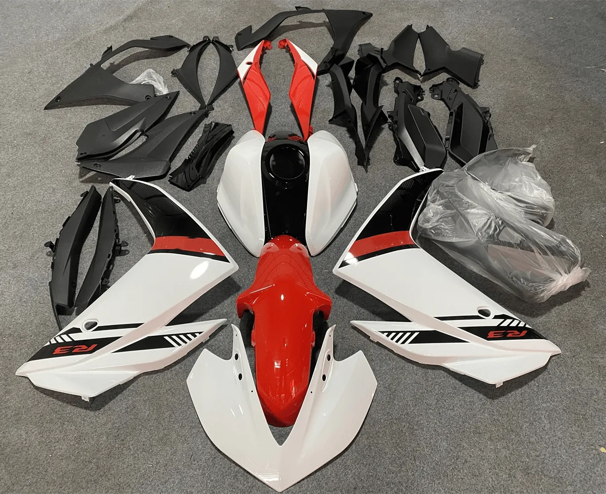 Kit de carenado de inyección Bodywork ABS para Yamaha YZF-R3 2014-2018 R25 2015-2017
