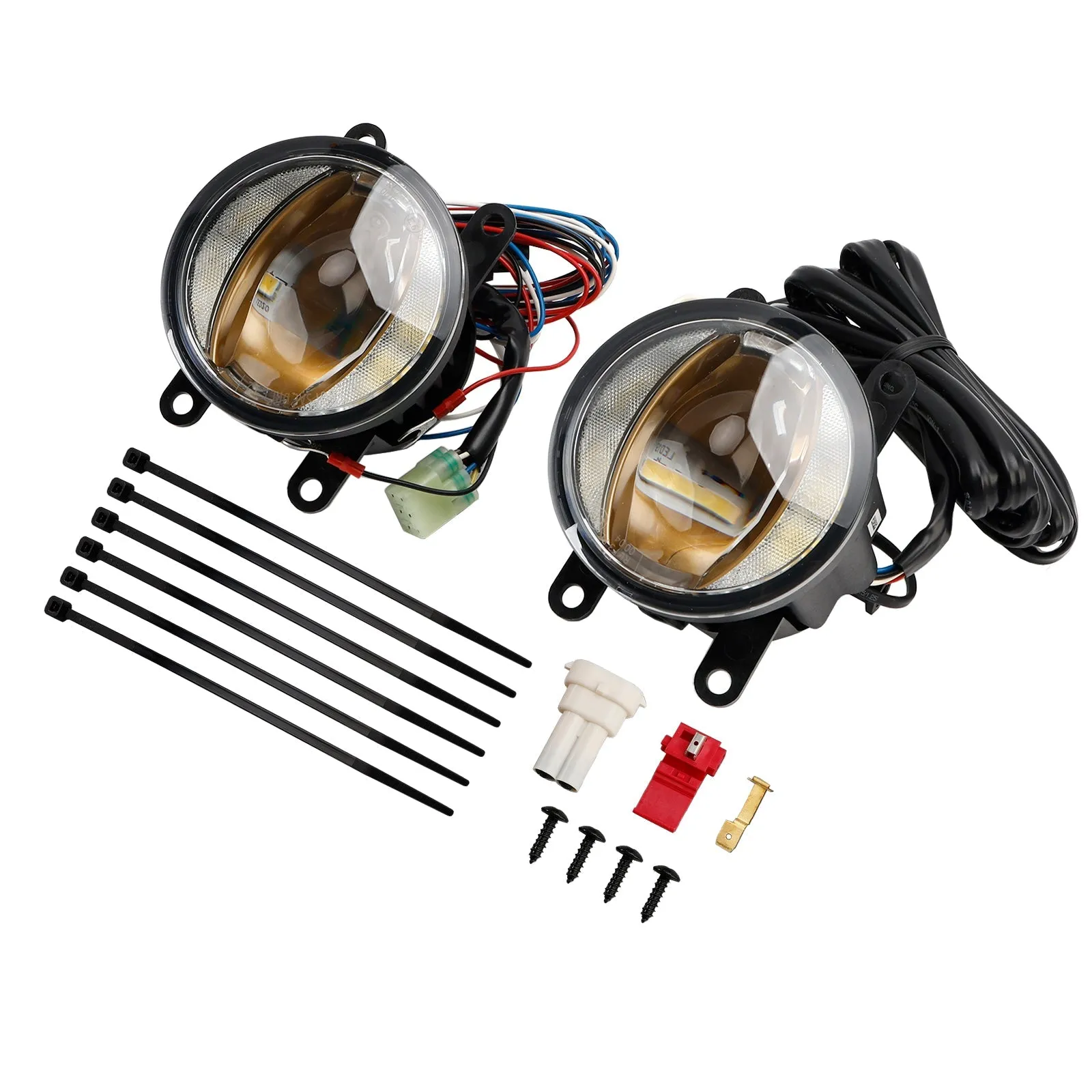 Ledriving Fog DRL Gold Edition 90 mm 6 000 K Faro de automóvil para OSRAM