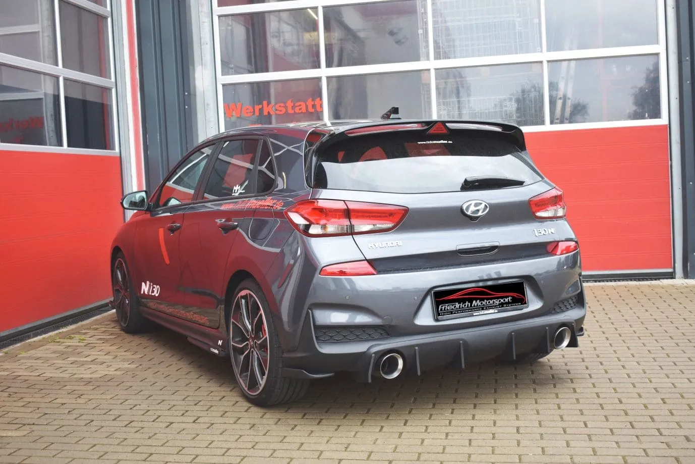 Catback-System De 90 Mm Con Salida De Escape Izquierdo Y Derecho Friedrich Hyundai I30 Pde 5-Puertas Desde Año: 09/2018 N Perfo