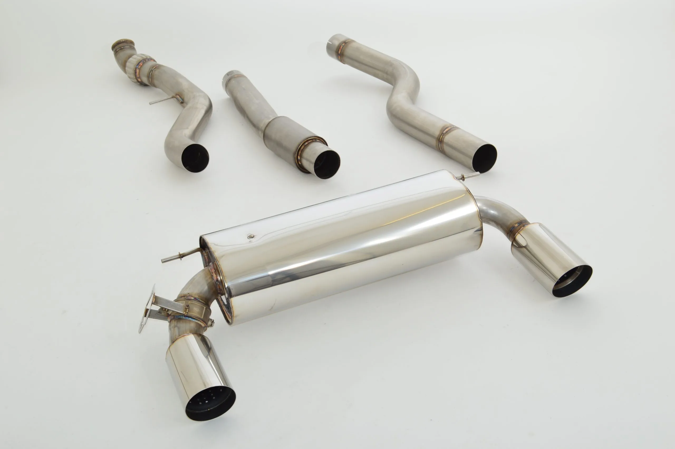 Catback-System De 90 Mm Con Salida De Escape Izquierdo Y Derecho Friedrich Bmw 3er F31 Año: 10/2011-05/2015 Touring 335i 225/2