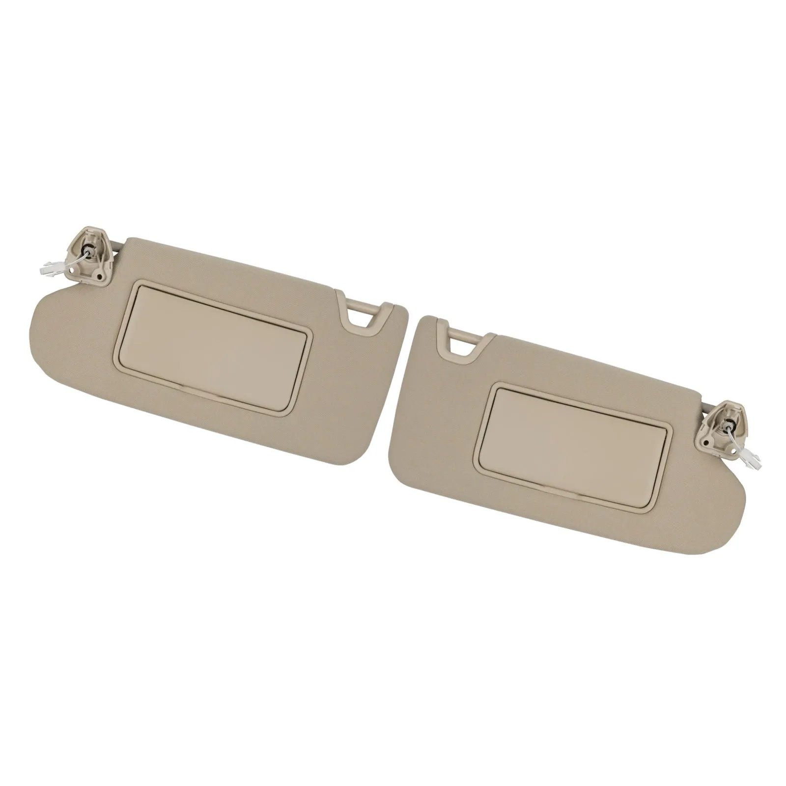 Visor del sol beige izquierdo y derecho para Nissan Altima 2013-2018 (2 habitaciones) 96401-3TA2A 96400-3TA2A