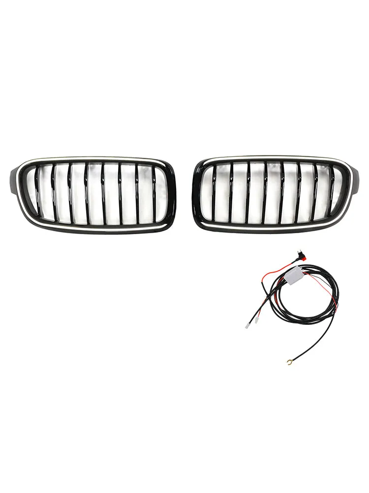 Rejilla frontal negra brillante para la serie BMW 3 F35 2012-2019 51137263481 51137255412