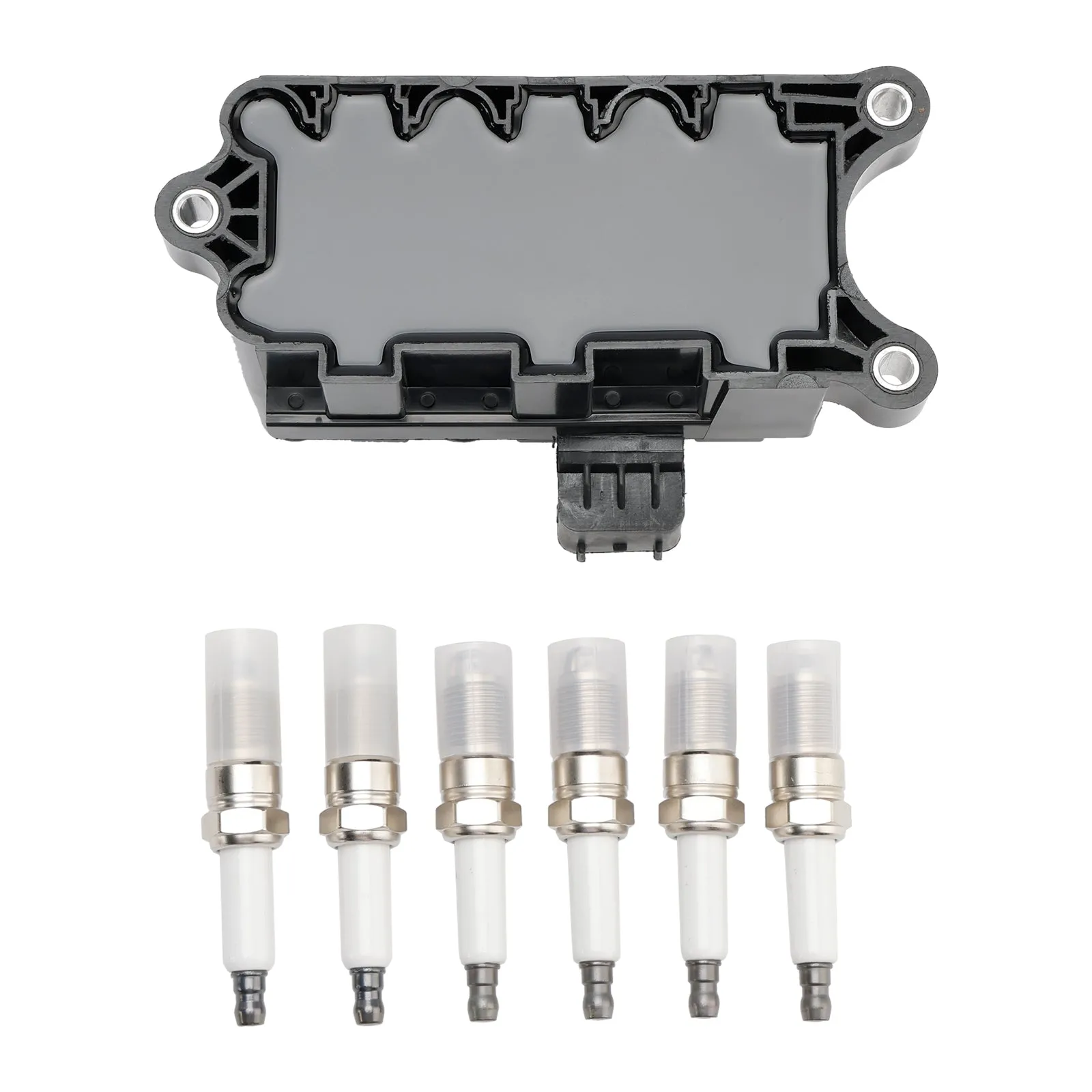 Bobina de encendido + 6 bujías + 6 cables FD498 5F2Z-12029-AD 1F2118100 2003 Ford E-150 V6 4.2L