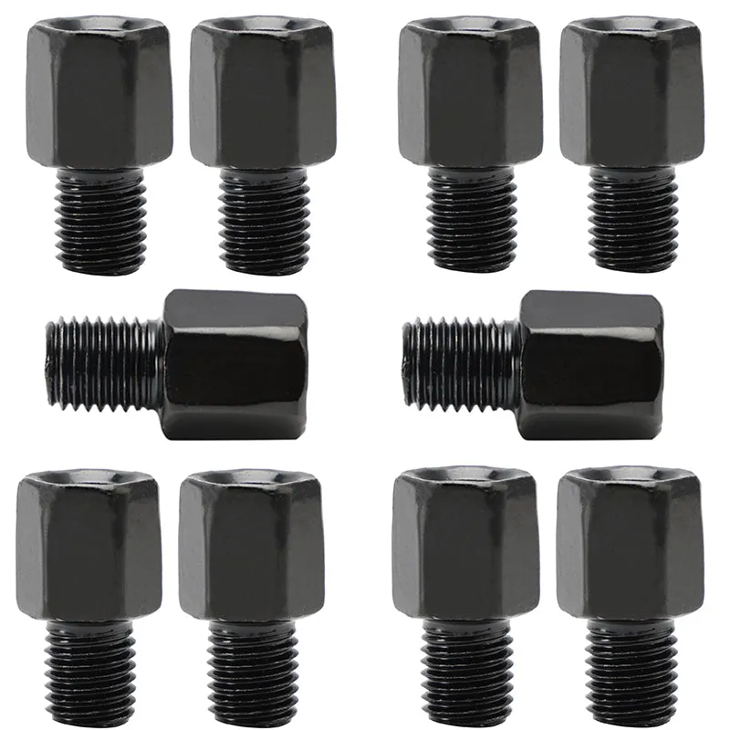10X ADAPTADORES DE ESPEJO PARA MOTO 8MM HEMBRA DERECHO A 10MM MACHO DERECHO