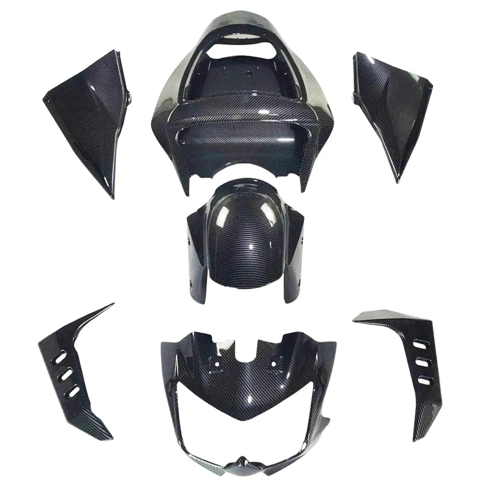 Kit de carenado de inyección Bodywork ABS de plástico adecuado para Kawasaki Z1000 2003-2006