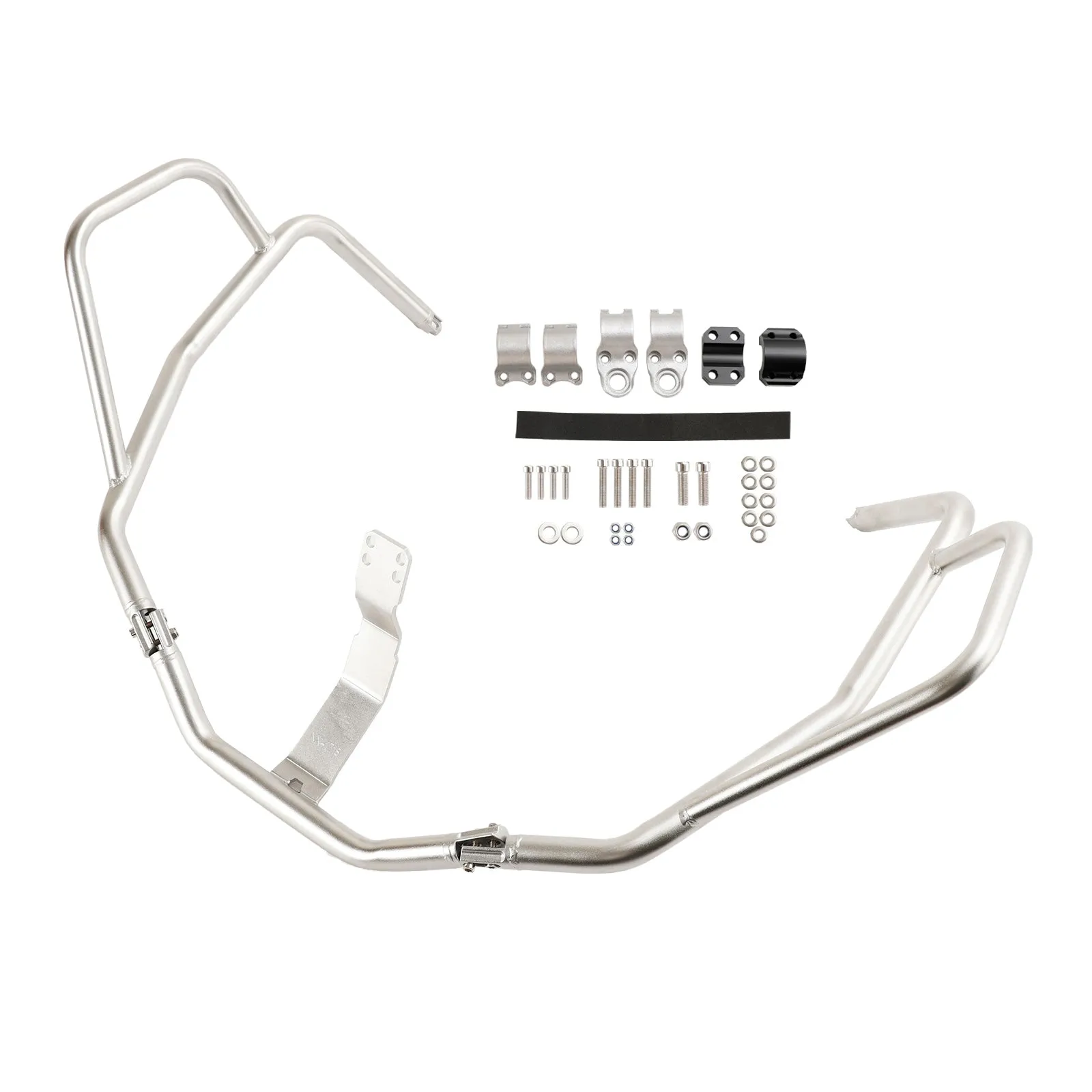 2022 Honda NT1100 NT 1100 Barra protectora superior del motor Marco de acero plateado