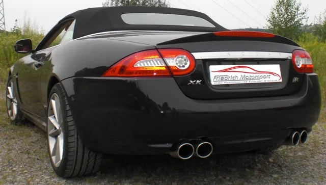 Catback-System De 70 Mm Con Salida De Escape Izquierdo Y Derecho Friedrich Jaguar Xkr Cabrio Desde Año: 2008 5.0l V8 375kw