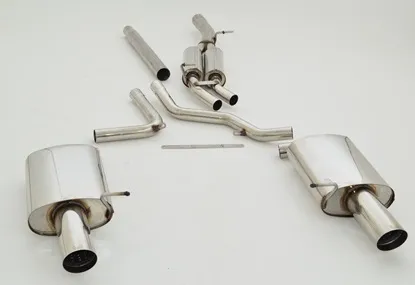 Catback-System De 70 Mm Con Salida De Escape Izquierdo Y Derecho Friedrich Audi A4 B6 (8e/8h) 2wd Año: 2000-2004 Sedan & Avant