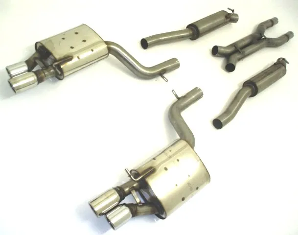 Sistema De Catback De 70 Mm W. Tubo De Escape Izquierdo Y Derecho Friedrich Audi S4 B7 (8ec/8ed/8h) Quattro Desde Año: 11/2004-