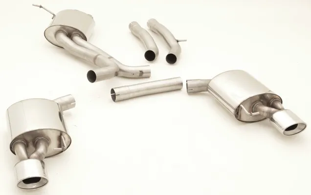Sistema De Catback De 70 Mm W. Tubo De Escape Izquierdo Y Derecho Friedrich Audi S5 B8 Sportback Quattro Desde Año: 2009 3.0l