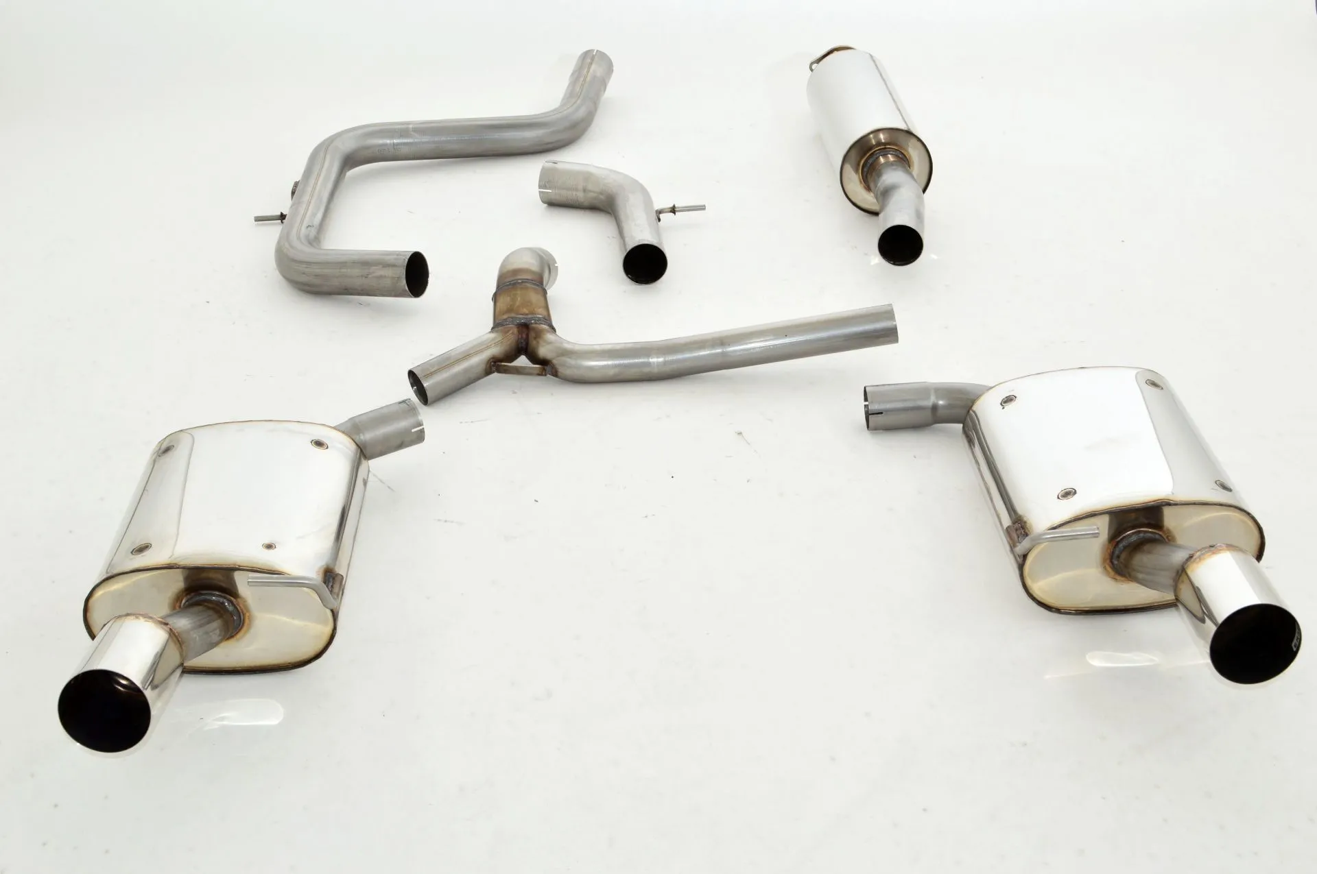 Catback-System De 70 Mm Con Salida De Escape Izquierdo Y Derecho Friedrich Ford Mondeo (Ba7) Año: 03/2007-11/2010 Sedan / Hatch